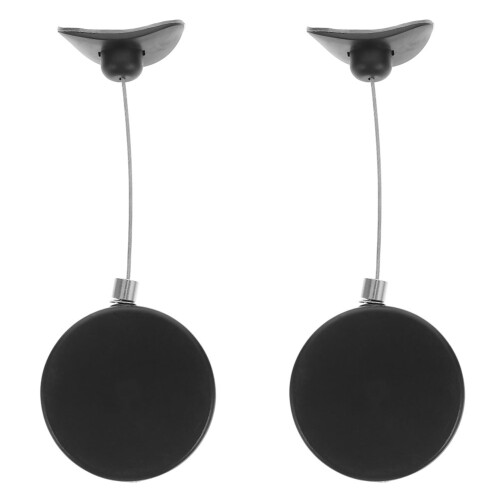 10Pièces Câble Serrure Rétractable Acier Durable Noir Pour Protection 1