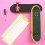 50Stk Finger Skateboard Weiß Langlebige Aufkleber 11
