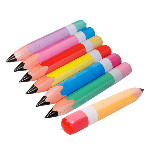 28Pièces Accessoires Décoratifs Crayons Gonflables PVC Assortis École 2