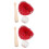 2Ensembles Miniature Baseball En ABS Rouge Kit Décor Pour Mini 7