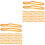 2Ensembles Bandes Élastiques Orange Résistantes Pour Usage 3