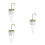 3Pièces Absorbeur D'humidité Suspendu Vert Pour Rangement 10