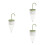 3Pièces Absorbeur D'humidité Suspendu Vert Pour Rangement 9
