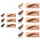 3Pièces Crème Teintante Sourcils Anti-Transpirant Multi Usage 3