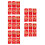 180Pièces Rouge En Chance Pour Nouvel An Chinois 4