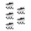 20Pièces Support Verre Étagère Zinc Argenté Fixation Robuste Intérieur 8