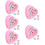 120Pièces Ajustables Pour Filles Multicolores Boîte Cadeau 11