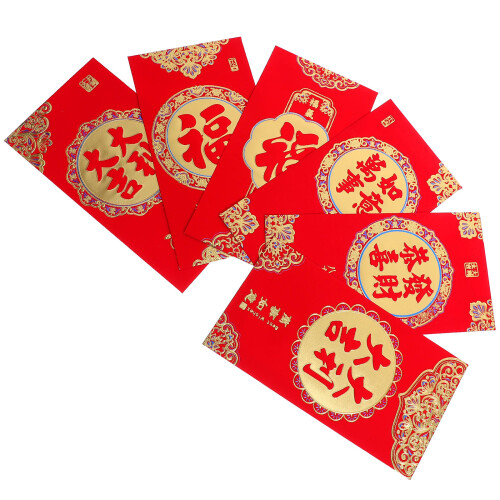 180Pièces Rouge En Chance Pour Nouvel An Chinois 1