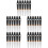30Pièces Aluminium Fléchettes Robustes Pièces Remplacement 6