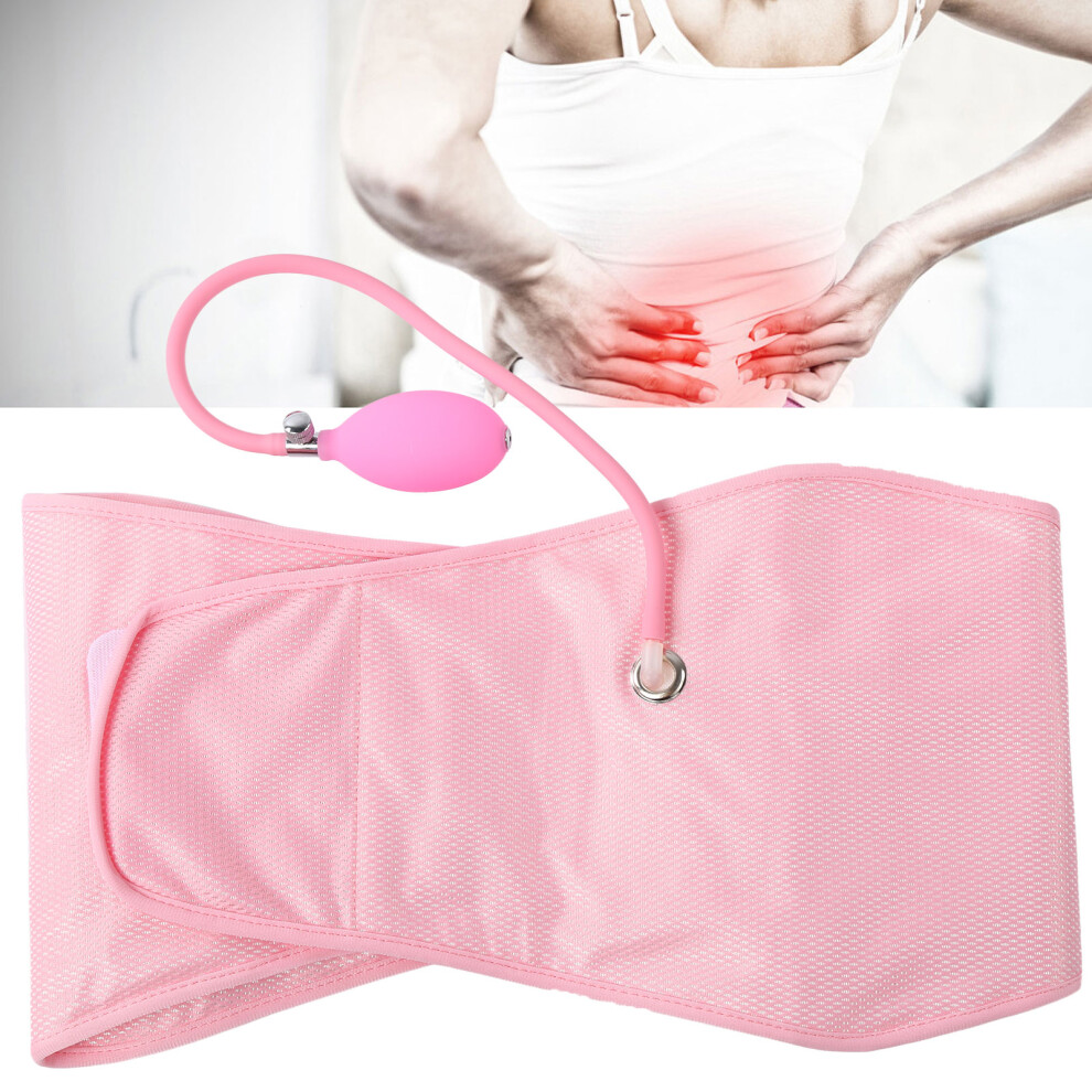 Pink Inflatable Postpartum Belly Belt, Pelvic Correction Brace, 113X23.5cm