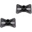 2Pièces Support Solide Noir Pour Haut-Parleur, Installation Simple 3