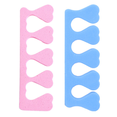 4Pièces Protections Orteils Mousse Rose Accessoires Pour Nail Art