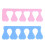 4Pièces Protections Orteils Mousse Rose Accessoires Pour Nail Art 10