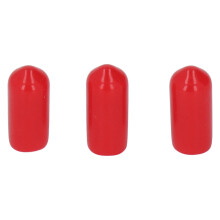 100PCS PVC Pipe End Covers 9mm Round Screw Protectors for Valves and Flanges
