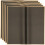 40Pièces Papier Noir Mat Pour DIY Bouquet 2