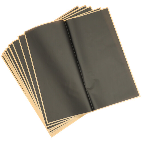 40Pièces Papier Noir Mat Pour DIY Bouquet