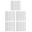 5Pièces Cartes Memo Blanches Kraft Pour Messages Notes DIY 4