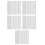 5Pièces Cartes Memo Blanches Kraft Pour Messages Notes DIY 3