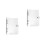 2Pièces Couvre- -Notes PVC Transparent Protection Document Pratique 5