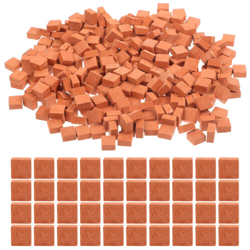 1120Pièces Mini Blocs Orange Pour Modèles Et Aménagements DIY