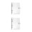 2Pièces Couvre- -Notes PVC Transparent Protection Document Pratique 6