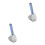 2Pièces Cuillères Dosage Animaux ABS Clip Ergonomique 4