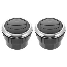 4Pièces Grilles D'aération Rondes Noires ABS Pour Bus Et Camping-Car