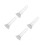 4Pièces Muller Verre Plat Pour Pigments Huile 6