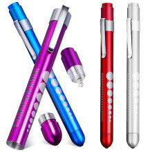 8Pièces Stylo-Lampes Médicales Assorties En Aluminium Pour Infirmiers