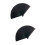 2Pièces Éventail Pliable Noir Sac De Transport 8