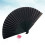 2Pièces Éventail Pliable Noir Sac De Transport 10