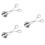 3Pcs Stainless Steel Meat Ball Maker Kitchen Gadget Silver 7