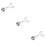 3Pcs Stainless Steel Meat Ball Maker Kitchen Gadget Silver 9