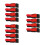 12Pcs Motorcycle Quick Release Buckle Kit Pom+metal Multi Color 5