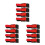 12Pcs Motorcycle Quick Release Buckle Kit Pom+metal Multi Color 8