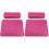 2Pièces Coussin Nail Salon Rosé PU Cuir, Support Main 2