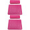2Pièces Coussin Nail Salon Rosé PU Cuir, Support Main 4