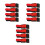12Pcs Motorcycle Quick Release Buckle Kit Pom+metal Multi Color 7