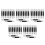 250Pcs Women's White Eyeshadow Brush Set with Rounded Dual-Ended Tips 9