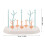 4Pièces Séchoir Portable Assorti Avec Bac De Rangement 11