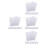 40Pièces Ruban Mousse 2Mm Blanches Adhesives Pour Travaux Créatifs 8