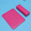 2Pièces Coussin Nail Salon Rosé PU Cuir, Support Main 9