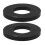 6Pcs Car Shock Absorption Ring Rubber Buffer Cushions Black Auto Parts 3