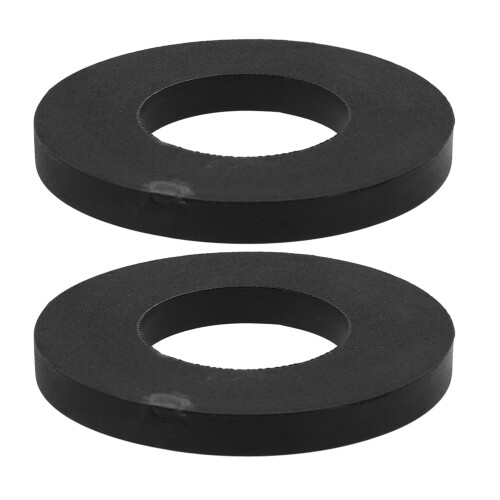 6Pcs Car Shock Absorption Ring Rubber Buffer Cushions Black Auto Parts 2