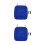 2Pièces Couvercles Bleu Pour Bac À Ordures Ouverture Simple 7
