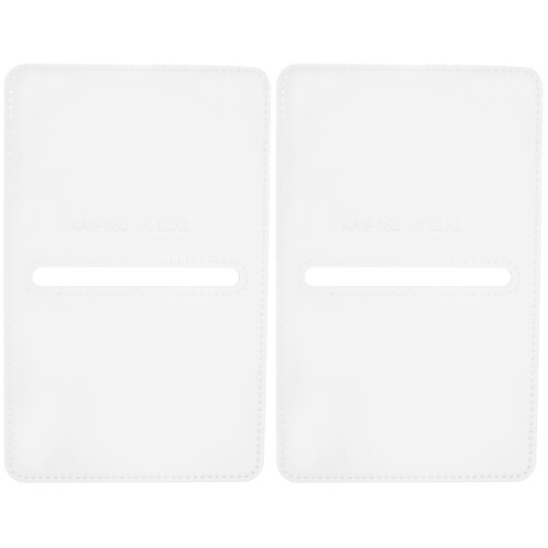 2Pcs Multi-Use Acrylic Templates for DIY Passport Holder Craft 2