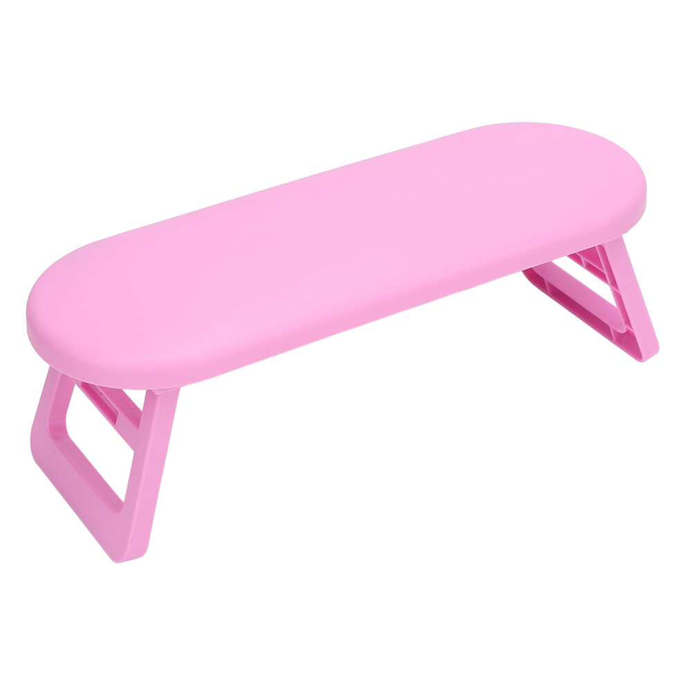2pcs Foldable Nail Hand Rest Cushion, Pink, 29.5cm x 10.5cm