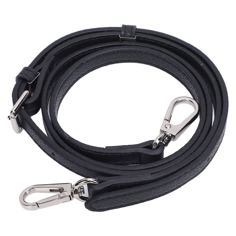 Adjustable Women's PU Handbag Strap 1m-1.2m Black No Punching