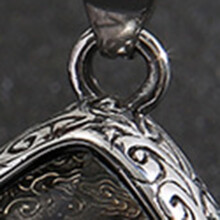 Stainless Steel Buddha Pendant, Ethnic Style, Kwan Yin Amulet Jewelry