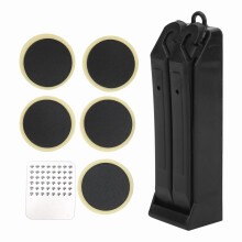 Outdoor Cycling Tire Repair Kit with Rasp and Portable Storage Box